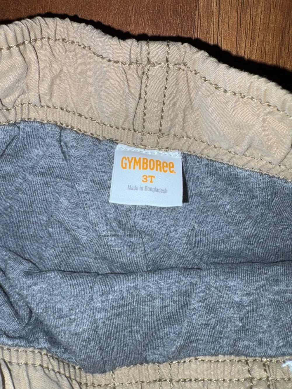 OshKosh B'gosh Navy Hoodie with Tan Fleece lined Pants Matching Set Boys 3T